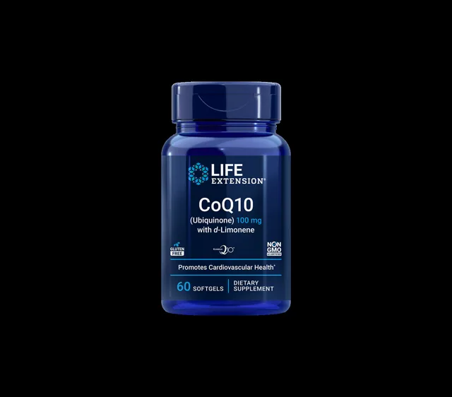 Life Extension Super-Absorbable CoQ10 (Ubiquinone) with d-Limonene 100 mg 60 softgelů