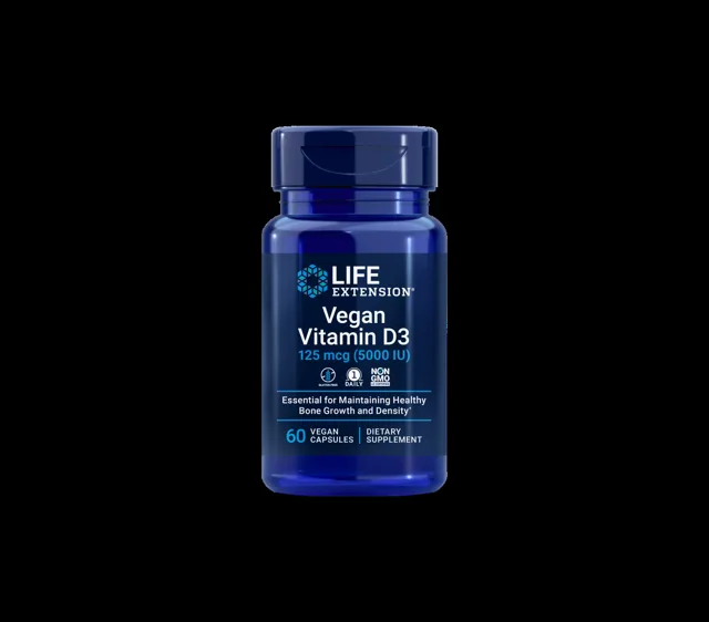 Life Extension Vegan Vitamin D3 60 kapslí