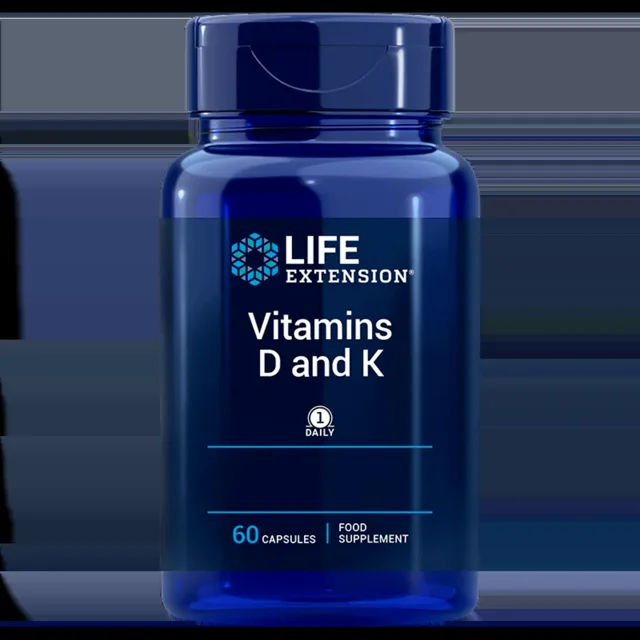 Life Extension Vitamins D & K - 60 kapslí