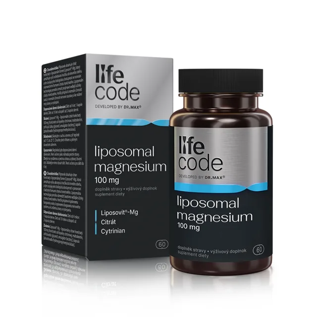 LifeCode developed by Dr. Max® Liposomal Magnesium 60 kapslí