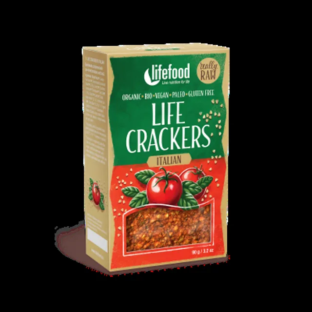 LIFEFOOD Life crackers Italské RAW BIO 90 g