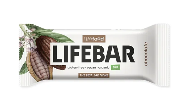 LifeFood - Tyčinka Lifebar čokoládová BIO, RAW, 40 g