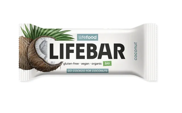 LifeFood - Tyčinka Lifebar kokosová BIO, 40 g