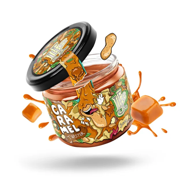 LifeLike Caramel Twister váha 300g