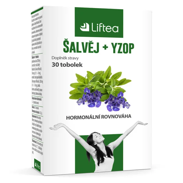 LIFTEA  Šalvěj + yzop 30 tobolek