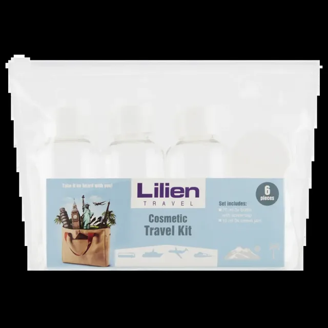 Lilien Cestovní sada lahviček na kosmetiku 4 ks