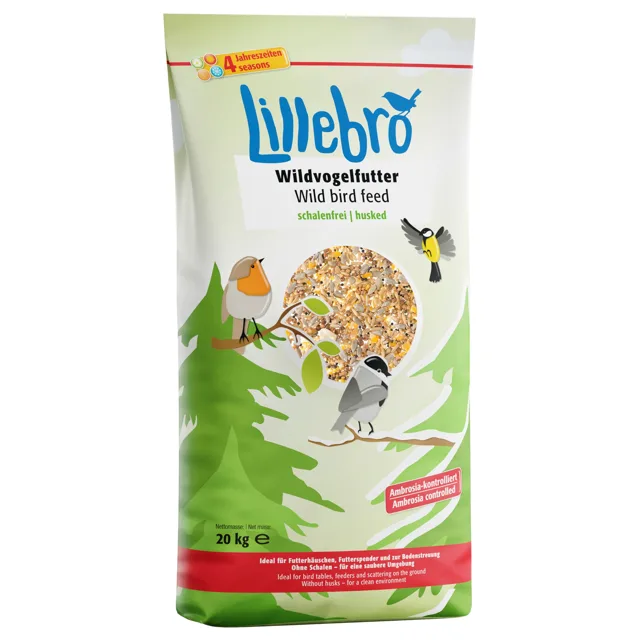 Lillebro krmivo pro divoké ptactvo bezslupkové - 20 kg