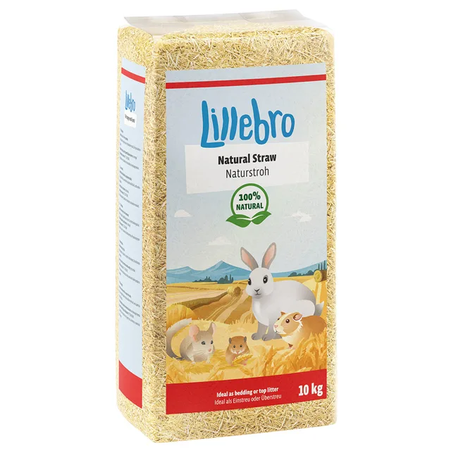 Lillebro přírodní sláma - 10 kg