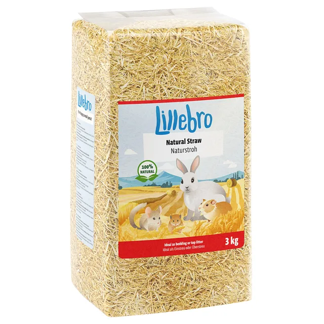 Lillebro přírodní sláma - 3 kg