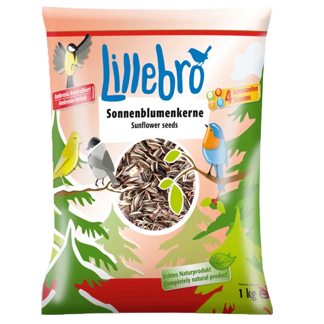Lillebro slunečnicová semínka - 1 kg