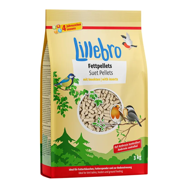 Lillebro tukové peletky s hmyzem - 2 x 500 g
