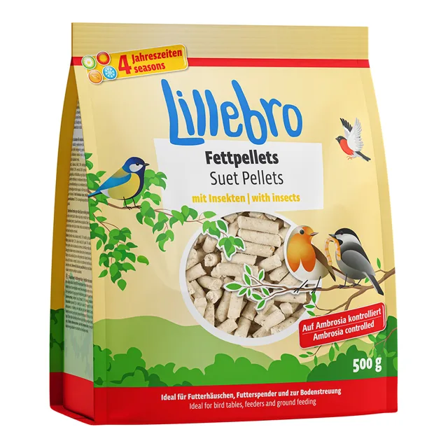 Lillebro tukové peletky s hmyzem - 500 g