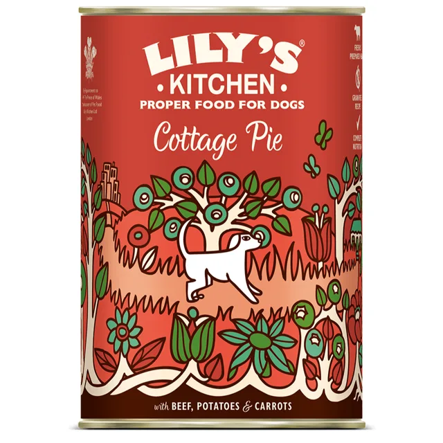 Lily's Kitchen Dinner pro psy 6 x 400 g - hovězí s bramborami a mrkví