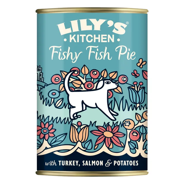 Lily's Kitchen Grain Free Menu pro psy 400 g - 12 x 400 g krůta, losos a sleď
