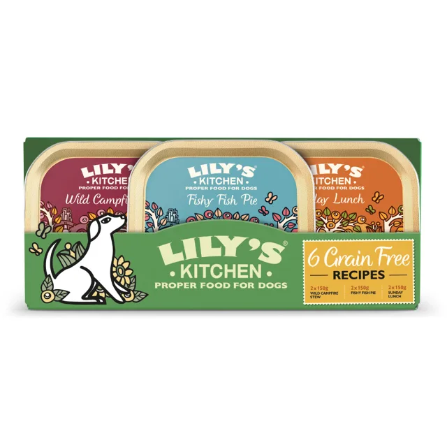 Lily's Kitchen Grain Free Menu pro psy - výhodné balení: 12 x 150 g