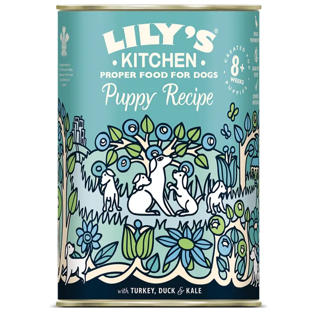 Lily's Kitchen Puppy 6 x 400 g - krůta a kachna