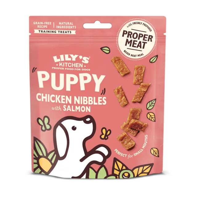 Lily's Kitchen Puppy Bites s kuřecím a lososem - výhodné balení: 3× 70 g