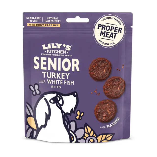 Lily's Kitchen Senior kousky krocan a bílá ryba - 70 g