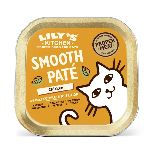 Lily's Kitchen Smooth Paté Selection pro kočky 19 x 85 g - kuřecí