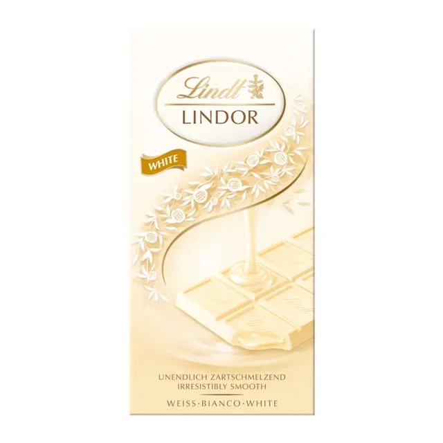 Lindor Bílá čokoláda s jemnou náplní Lindt