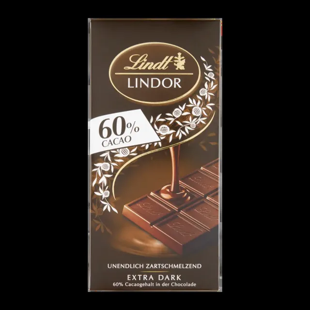 Lindor Hořká čokoláda s jemnou náplní Lindt