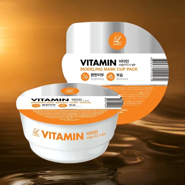 LINDSAY - Modeling Cup Pack Vitamin - Regenerační alginátová maska s vitamíny - 28 g