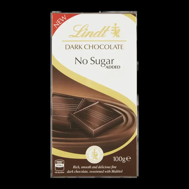 Lindt Hořká čokoláda bez přidaného cukru 100 g