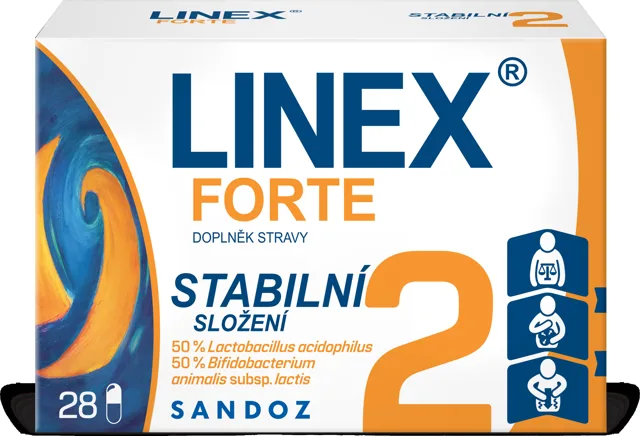 LINEX Forte stabilní složení 28 kapslí