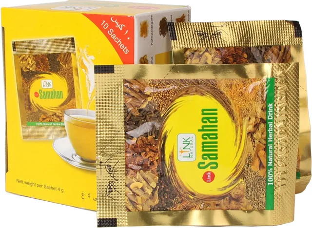 Link Natural Samahan ajurvédský bylinný nápoj 10 x 4 g