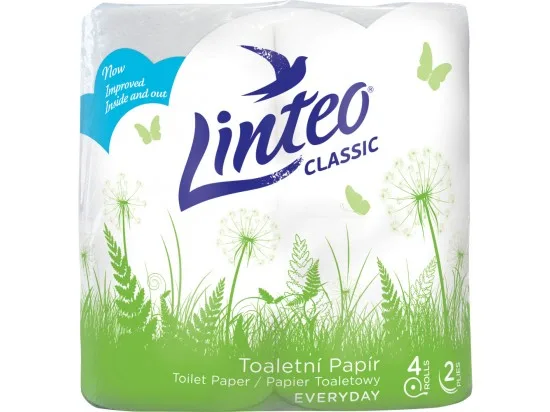Linteo Classic toaletní papír 2vrstvý 4 ks