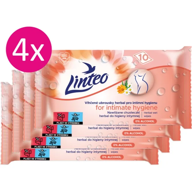 Linteo Personal hygiene vlhčené ubrousky