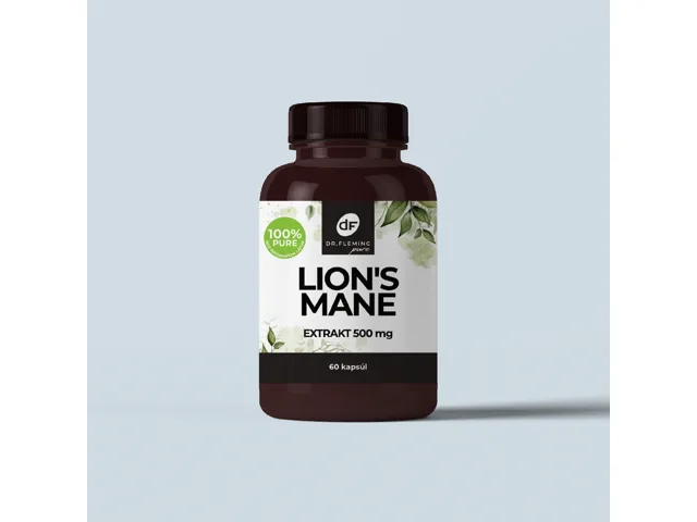 Lion's Mane Extrakt - 60 kapslí - Dr. Fleming