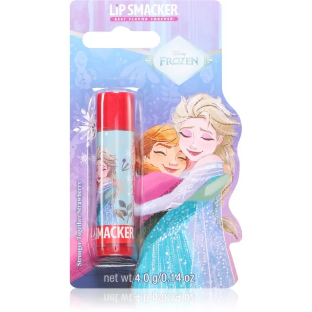 Lip Smacker Disney Frozen Elsa & Anna balzám na rty příchuť Stronger Together Strawberry 4 g