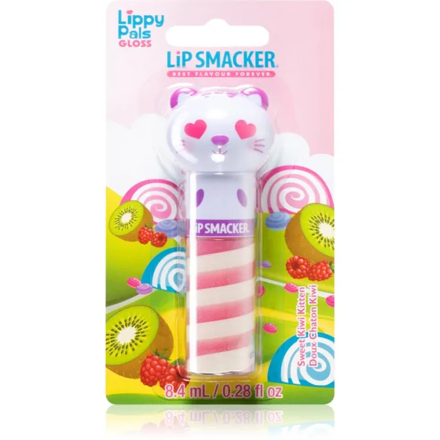 Lip Smacker Lippy Pals lesk na rty příchuť Sweet Kiwi Kitten 8.4 ml