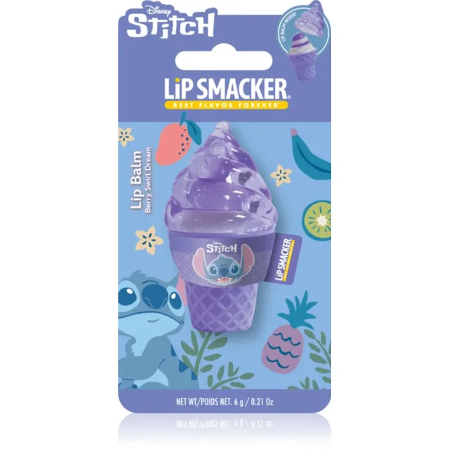 Lip Smacker Stitch balzám na rty příchuť Berry Swirl Dream 6 g