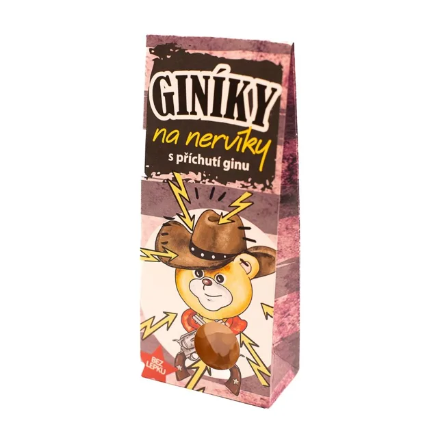 LIPOO Čajoví medvídci Giníky na nervíky s příchutí ginu 50 g