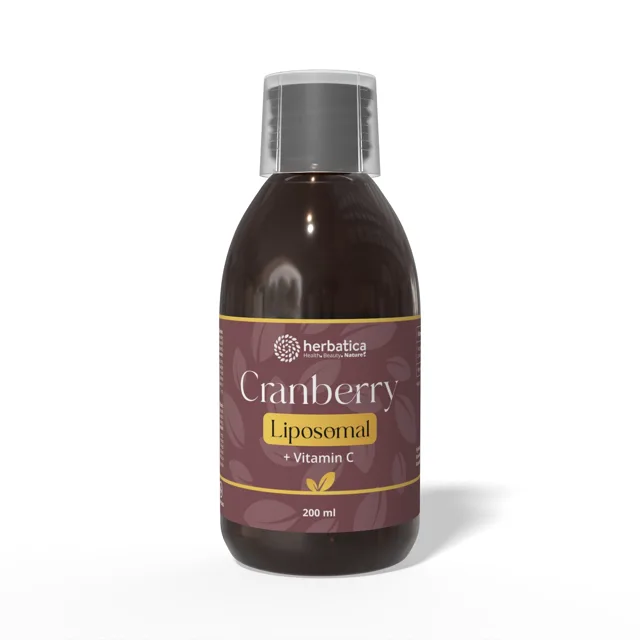 Lipozomální Brusinka Extract + Vitamin C - 200 ml - Herbatica