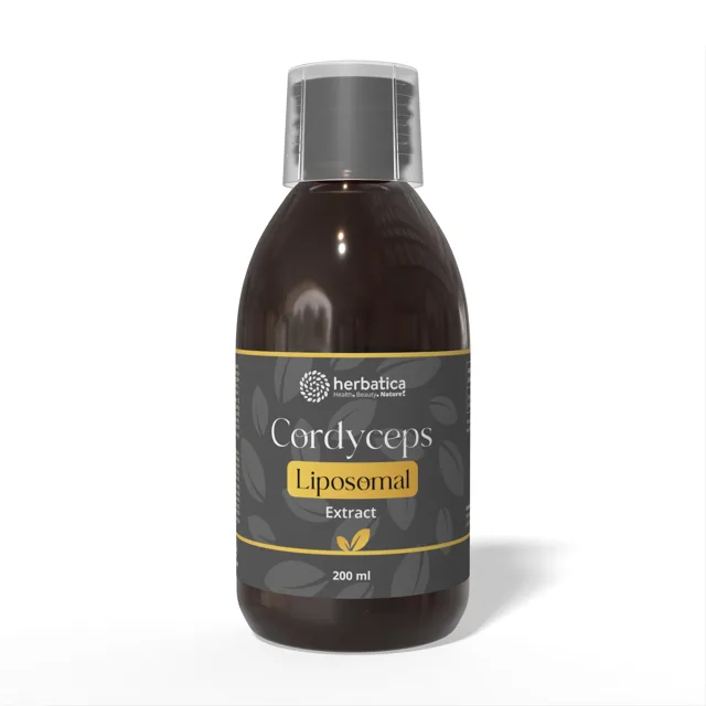 Lipozomální extrakt Cordyceps (40 % polysacharidů) - 200 ml - Herbatica