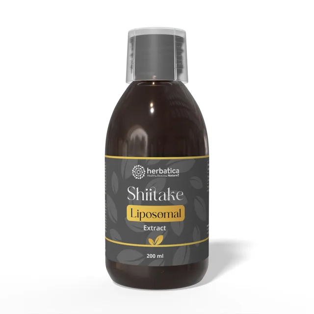 Lipozomální extrakt Shiitake (30 % polysacharidů) - 200 ml - Herbatica