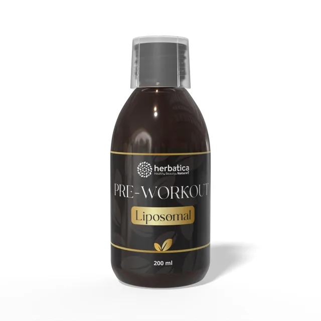 Lipozomální PRE-WORKOUT - 200 ml - Herbatica