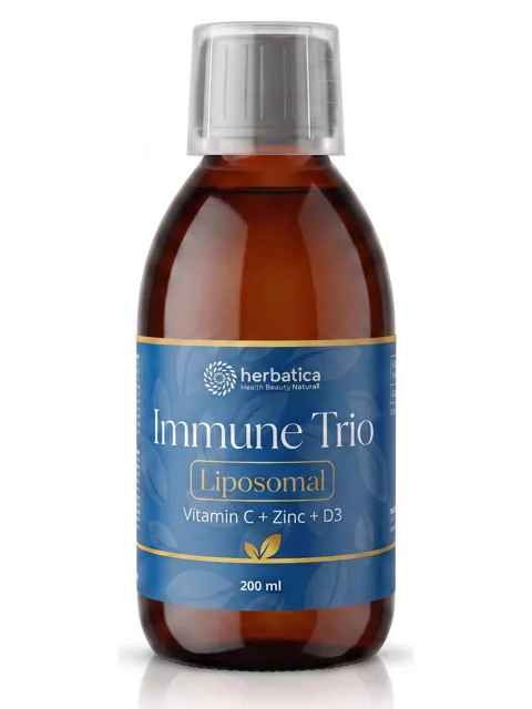 Lipozomální Trio Imunita (Vitamín C + Zinek + D3) - 200 ml