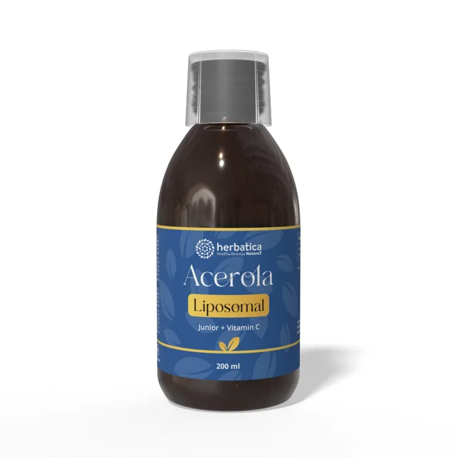 Lipozomální Vitamin C & Acerola Extrakt Junior - 200 ml - Herbatica