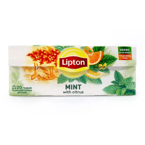 Lipton Mint & Citrus porcovaný čaj 20x1,7 g