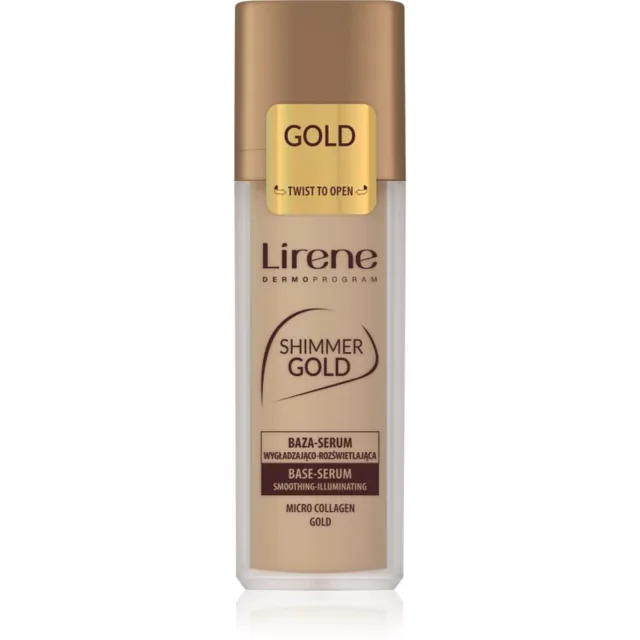 Lirene Base Shimmer Gold rozjasňující podkladové sérum 30 ml