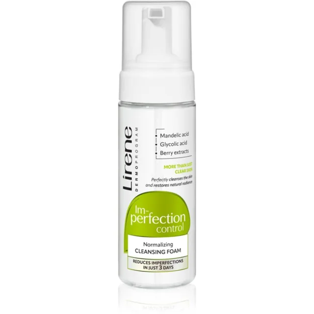 Lirene Imperfection Control Cleansing Foam čisticí pěna pro mastnou a problematickou pleť 150 ml