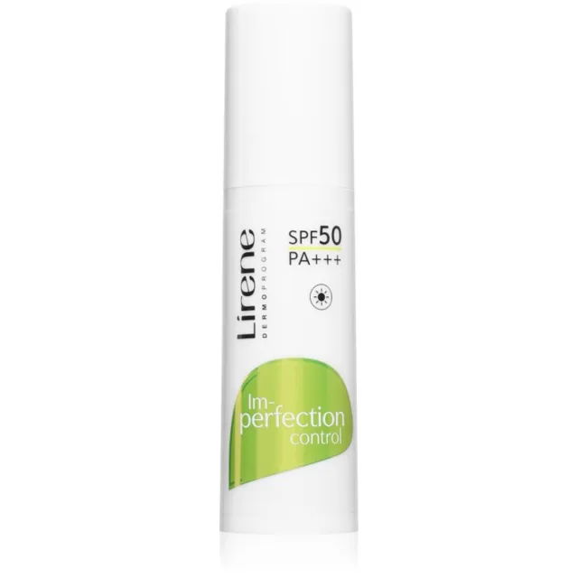 Lirene Imperfection Control Day Cream SPF 50 ochranný denní krém pro mastnou a smíšenou pleť SPF 50 40 ml