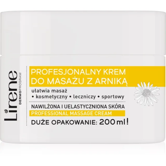 Lirene Massage Cream Arnica masážní krém s hydratačním účinkem 200 ml