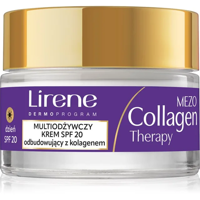Lirene Mezo Collagen Therapy 70+ vyživující denní krém pro zralou pleť SPF 20 50 ml