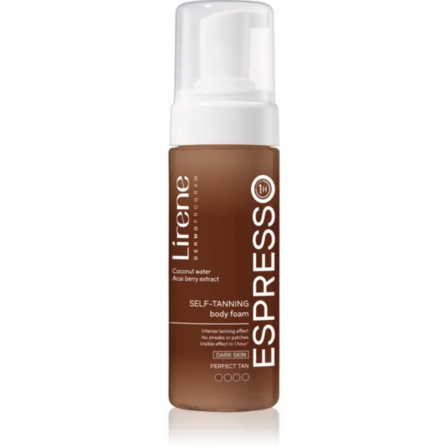 Lirene Perfect Tan samoopalovací pěna pro snědou pokožku na obličej a tělo 150 ml