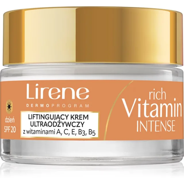 Lirene Rich Vitamin Intense 50+ zpevňující a liftingový denní krém SPF 20 50 ml